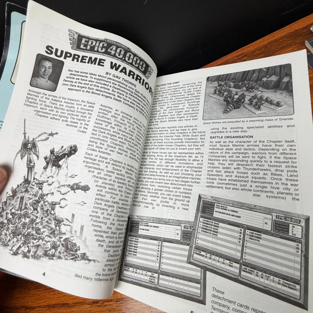 Games Workshop Firepower Issue 2 Magazine Epic 40,000 Rules Vintage 1998 GW Rare